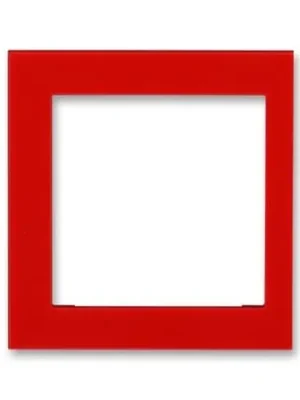 Levit® 3901H-A00255 65 kryt rámečku s otvorem 55x55, krajní barva červená * ABB Expresní Doručení