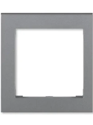 Zlevněný Levit®M 3901H-A00255 69 kryt rámečku s otvorem 55x55, krajní barva ocelová ABB