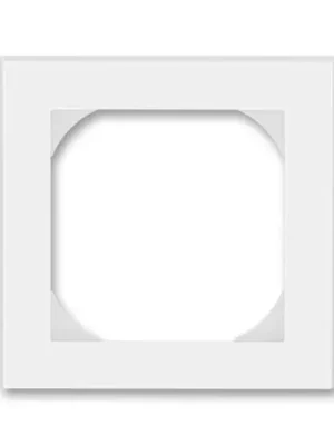 Levit® 3901H-A05510 01 rámeček jednonásobný s otvorem 55x55 barva bílá / ledová bílá * ABB Speciální Cena