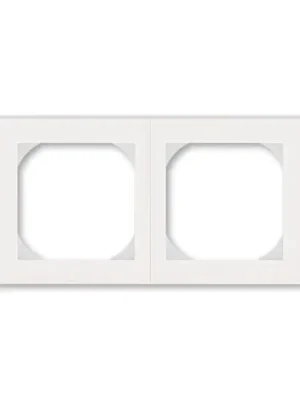 Vrácení Zdarma Levit®M 3901H-A05520 68 rámeček dvojnásobný s otvorem 55x55 barva perleťová / ledová bílá ABB