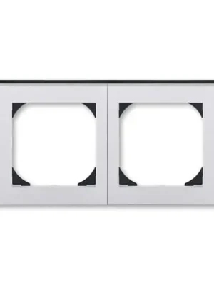 Ihned K Objednání Levit®M 3901H-A05520 70 rámeček dvojnásobný s otvorem 55x55 barva titanová / kouřová černá ABB