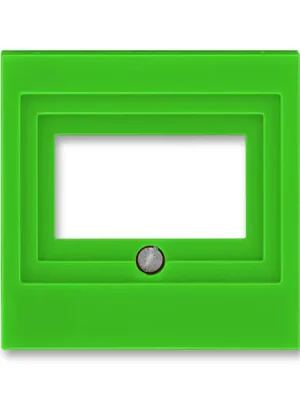 Ověřený Levit® 5014H-A00040 67 kryt zásuvky reproduktorové, komunikační přímé nebo přístroje USB barva zelená * ABB