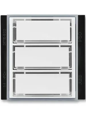 Element® 3171E-A00300 04 ovládač zvonkový trojnásobný barva bílá / ledová šedá ABB Časově Omezené