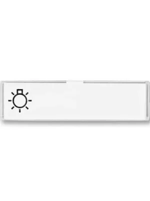 Jen Po Omezenou Doba Element® 3558E-A10/2 pole popisové, se symbolem světla ABB