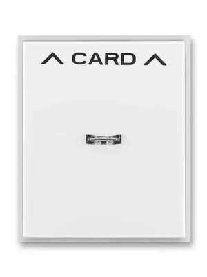 Element® 3559E-A00700 01 kryt spínače kartového, s čirým průzorem barva bílá / ledová bílá ABB Cenově Výhodný