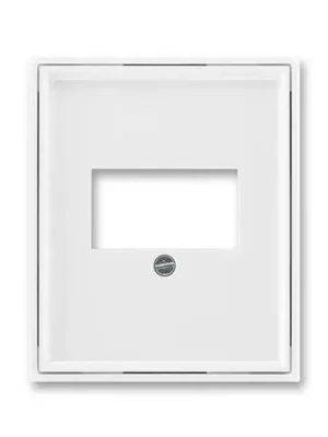 Jen Po Omezenou Doba Element® 5014E-A00040 03 kryt zásuvky komunikační přímé (pro HDMI, USB, VGA, USB nabíječku) barva bílá / bílá ABB
