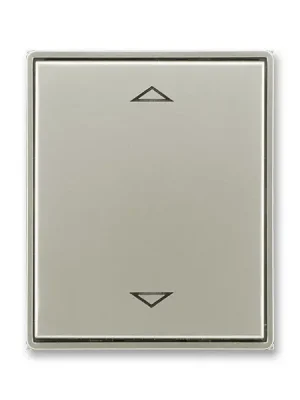 Bezpečná Platba Time® 3299E-A00110 32 kryt spínače žaluziového Busch-Jalousiecontrol II, s krátkocest. ovl.barva starostříbrná ABB