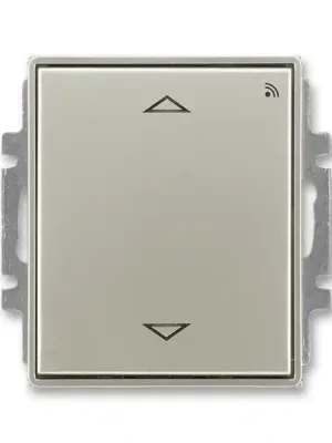 Přímo Od Výrobce Time® 3299E-A33108 32 spínač žaluziový s krátkocestným ovladačem, s RF přijímačem, 868 MHz barva starostříbrná ABB