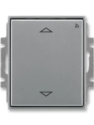 Koupit Online Time® 3299E-A33108 36 spínač žaluziový s krátkocestným ovladačem, s RF přijímačem, 868 MHz barva ocelová ABB