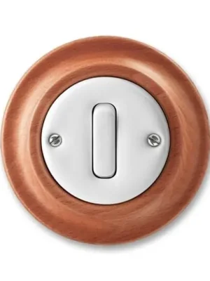 Decento® 3559K-C06345 52 přepínač střídavý barva bílá (porcelán) / třešeň ABB Objednat Nyní