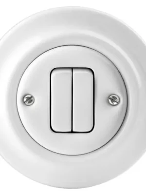 Horká Nabídka Decento® 3559K-C87345 ovládač zapínací dvojitý barva bílá (porcelán) ABB