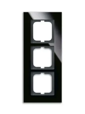 Solo®carat 2CKA001754A4324 rámeček trojnásobný, pro vodorovnou i svislou montáž barva černé sklo ABB Zlevněný