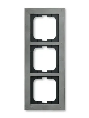 Sezónní Sleva Busch-axcent® 2CKA001754A4797 rámeček trojnásobný, pro vodorovnou i svislou montáž barva beton ABB