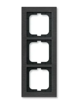 Časově Omezené Busch-axcent® 2CKA001754A4807 rámeček trojnásobný, pro vodorovnou i svislou montáž barva břidlice ABB