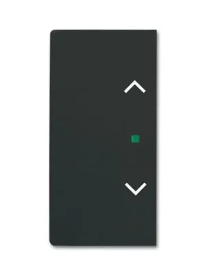 FREE@HOME Kryt 2násobný levý/pravý, symbol „žaluzie“ *2CKA006220A0625 mechová černá ABB Omezená Nabídka