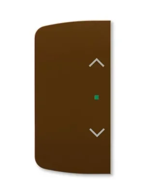 FREE@HOME Kryt 2násobný levý/pravý, symbol „žaluzie“ *6220A-A02002 H hnědá ABB Víkendová Akce