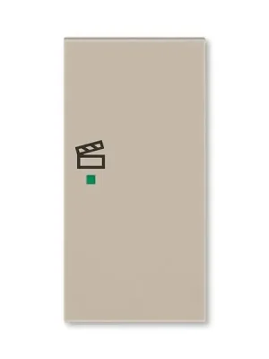 FREE@HOME Kryt 2násobný pravý, symbol „scény“ *6220H-A02203 18 macchiato ABB Výprodej