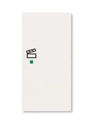 Originální FREE@HOME Kryt 2násobný pravý, symbol „scény“ *6220H-A02203 68 perleťová ABB