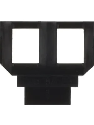 Víkendová Akce Maska nosná - 2x 6 či 8pólová zásuvka Modular-Jack AMP *2CKA001764A0273 černá ABB