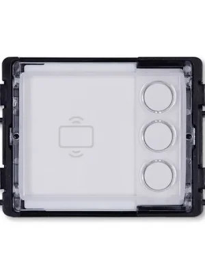 Welcome Midi Modul tlačítkový, 3násobný, se snímačem IC karet (135 mm) *2TMA130160N0008 ABB Top Prodej