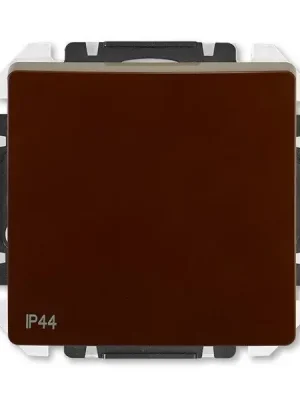 Swing® 3557G-A01940 H1 spínač jednopólový, s krytem, řazení 1, s drápky, IP44 barva hnědá * ABB Autentický