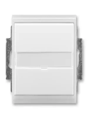 Nakupujte Hned Element® 3558E-A86910 01 ovládač přepínací s popisovým polem, řazení 6/0, IP44 barva bílá / ledová bílá ABB