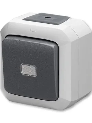 Přepínač střídavý s čirým průzorem, se svorkou N, řaz. 6S a 6So, IP54, bezšr. sv. *3559N-C25511 S šedá ABB Dokud Zásoby Vydrží
