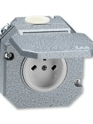 Přímo Od Výrobce Zásuvka technická venkovní, Al, vzor C2, IP55 *5515N-C05753 šedá ABB