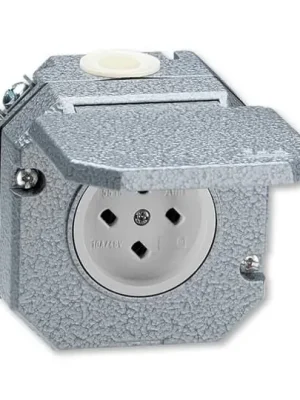Zásuvka technická venkovní, Al, vzor L, IP55 *5515N-C05756 šedá ABB Horká Nabídka