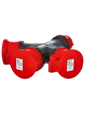 Top Prodej Rozbočovač (adaptér) 15008 IP44 400V/16A/5P 6h, 3 vývody Famatel