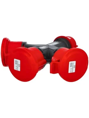 Rozbočovač (adaptér) 15009 IP44 400V/32A/5P 6h, 3 vývody Famatel Kup Teď