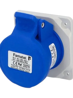 Zásuvka vestavná 23270 IP44/230V/16A/3P 6h, přímá - SpeedPRO Famatel Tovární Cena