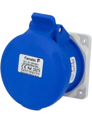 Zásuvka vestavná 23273 IP44/230V/32A/3P 6h, přímá - SpeedPRO Famatel Akční Nabídka