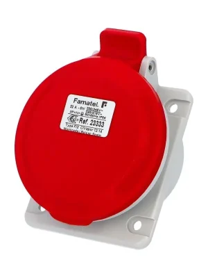 Zásuvka vestavná 23333 IP44/400V/32A/5P 6h, šikmá 10° - SpeedPRO Famatel Top Prodej