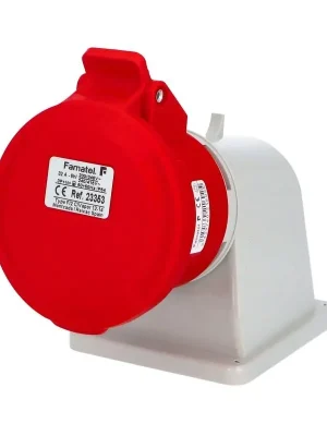Novinka Zásuvka vestavná 23353 IP44/400V/32A/5P 6h, úhel 90° - SpeedPRO Famatel