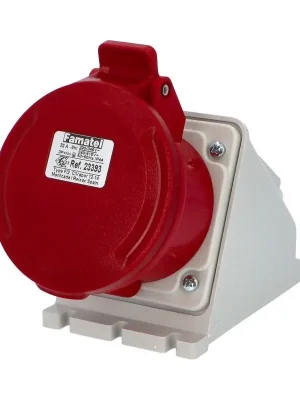 Zásuvka nástěnná 23393 IP44/400V/32A/5P 6h - SpeedPRO Famatel Nejlepší Volba