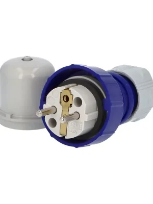 Vysoce Kvalitní Vidlice 23960 IP67/230V/16A - domovní, modro-šedá Famatel