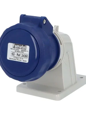 Zásuvka vestavná 24250 IP67/230V/16A/3P 6h, úhel 90° - SpeedPRO Famatel Nejlepší Volba