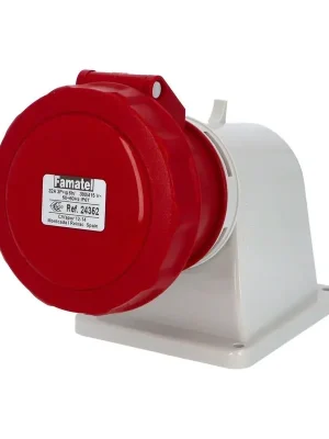 Horká Nabídka Zásuvka vestavná 24352 IP67/400V/32A/4P 6h, úhel 90° - SpeedPRO Famatel