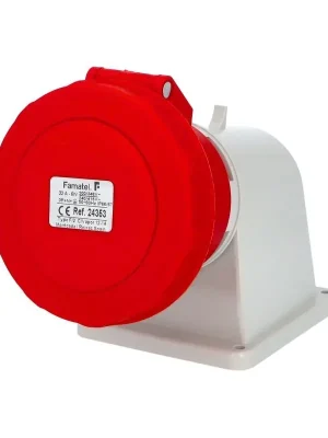 Zlevněný Zásuvka vestavná 24353 IP67/400V/32A/5P 6h, úhel 90° - SpeedPRO Famatel
