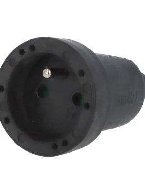 Spojka 2107-N IP20/230V/16A - domovní, PVC, černá Famatel Akční Cena