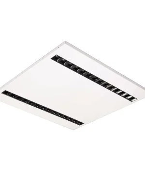 Finální Výprodej MODUS ES3000, LED 830, vestavný čtverec A, modul 600, 2x černý reflektor, optika 80°, driver 500mA