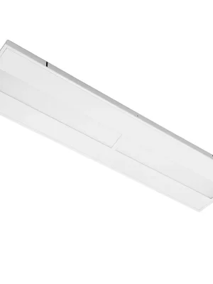 Akce MODUS ID, vestavné do rastru - modul 600, obdélník C, kryt nanoprizma, 1 linie LED V1, teplá bílá, nestmívatelný driver 1050mA, ISODOM3