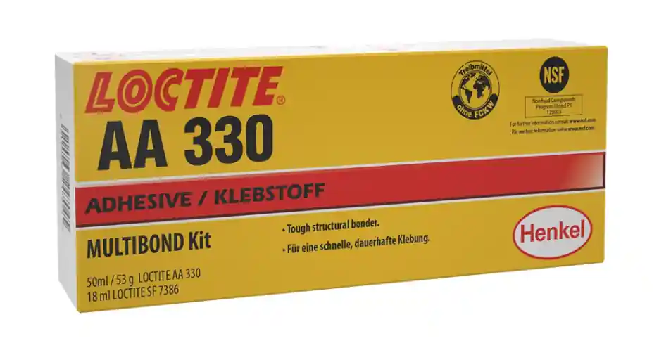 Vrácení Zdarma Loctite AA 330/7386 - 50/18 ml Multibond, konstrukční lepidlo