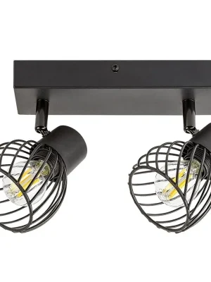 Expresní Doručení Stropní svítidlo Rabalux ABERAMA E14 2x max.10W 230V 50HZ 85mm IP20 černá 73002