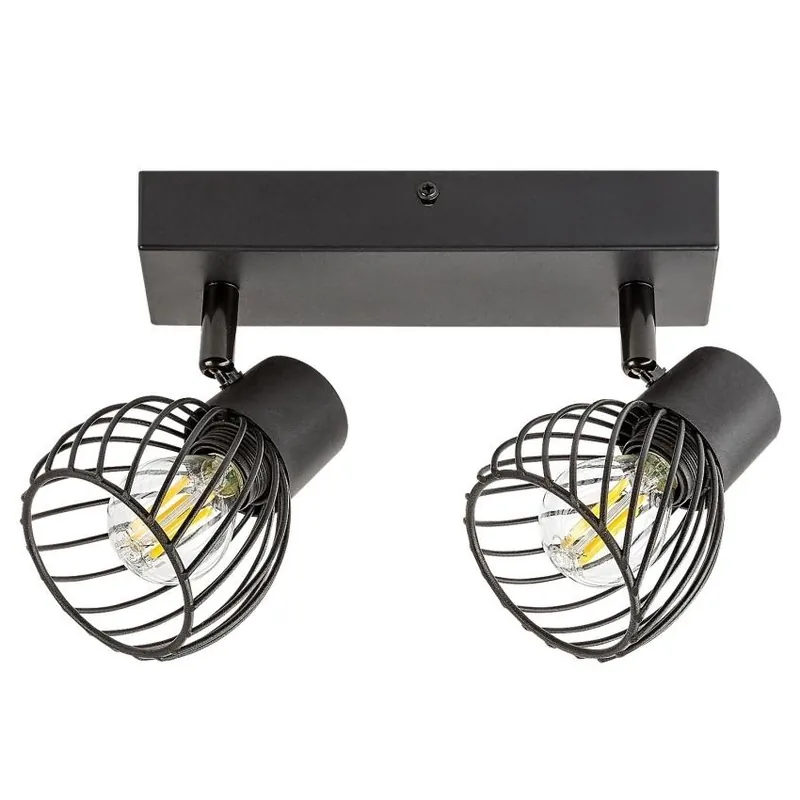Expresní Doručení Stropní svítidlo Rabalux ABERAMA E14 2x max.10W 230V 50HZ 85mm IP20 černá 73002
