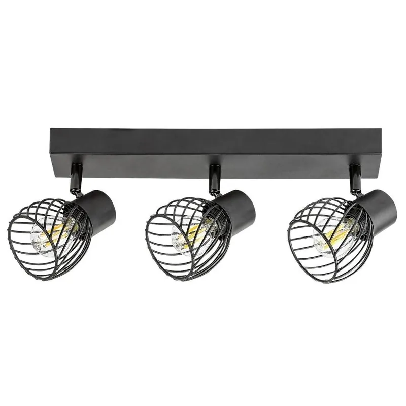 Akční Nabídka Stropní svítidlo Rabalux ABERAMA E14 3x max.10W 230V 50HZ 85mm IP20 černá 73003