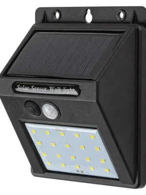 Cenový Hit Solární svítidlo se senzorem Rabalux Ostrava 7880 LED 1,3W IP44 černá