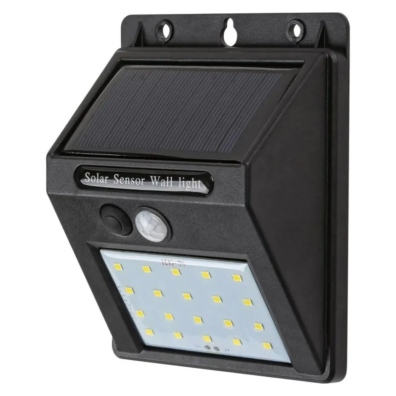 Cenový Hit Solární svítidlo se senzorem Rabalux Ostrava 7880 LED 1,3W IP44 černá