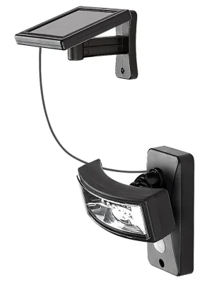 Dokud Zásoby Vydrží Solární nástěnné svítidlo se senzorem Rabalux Valpovo 77019 LED 2,4W 4000K 250lm IP44 černá